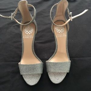 Vince Camuto Silver heels 😍
